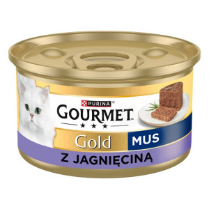 PURINA Gourmet Gold Mousse with lamb - mokré krmivo pro kočky - 85g