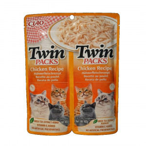 INABA Twin Packs Chicken - pamlsek pro kočky - 2 x 40g