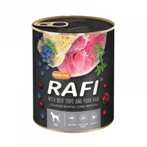 DOLINA NOTECI Rafi Beef tripe with ham - vlhké krmivo pro psy - 800g