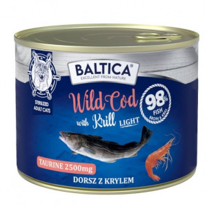 BALTICA Excellent Cod with krill - mokré krmivo pro kočky - 185g