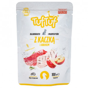 TUF TUF with duck and apple - vlhké krmivo pro psy - 100g