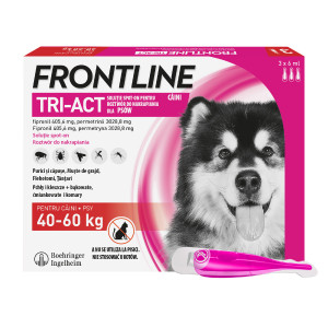 FRONTLINE Tri-Act XL kapky proti parazitům pro psy 40-60 kg,- 3 x 6 ml