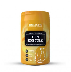HOLISTA Hen egg yolk - doplňky stravy pro psy a kočky - 120g