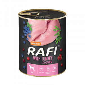 DOLINA NOTECI Rafi with turkey - vlhké krmivo pro psy - 800g