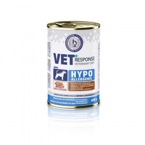 VET RESPONSE Hypoallergenic Duck - vlhké krmivo pro psy - 400g
