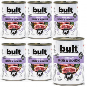 BULT Rich in lamb - Mokré krmivo pro psy - 6x800 g