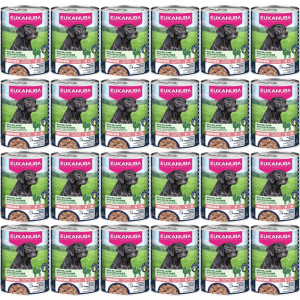 EUKANUBA Life Care Senior Bohatá na jehněčí a brambory - vlhké krmivo pro psy - 24x400g