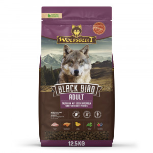 WOLFSBLUT Black Bird Turkey - suché krmivo pro psy - 12,5kg
