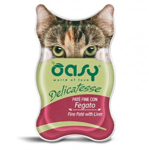 OASY Delicatesse Fine paté with Liver - mokré krmivo pro kočky - 85g