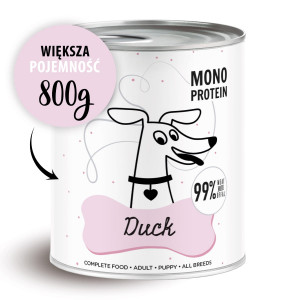 PAKA ZWIERZAKA Pepe Duck - vlhké krmivo pro psy - 800g