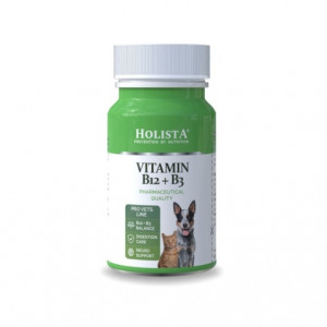 HOLISTA Vitamin B12 + B3 - doplňky stravy pro psy a kočky - 90 tablet
