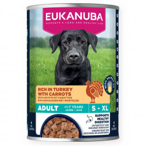 EUKANUBA Life Care Rich in turkey and carrots - vlhké krmivo pro psy - 400g