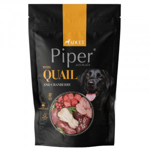 PIPER ANIMALS with quail and cranberries - vlhké krmivo pro psy - 500g