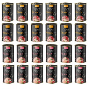 DOLINA NOTECI Piper Animals MIX Flavours - vlhké krmivo pro kočky - 24x400g