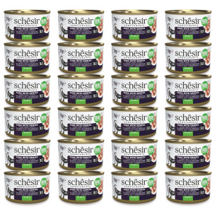 SCHESIR Oceanic Adult Tuna with Dentic - vlhké krmivo pro kočky - 24x70g