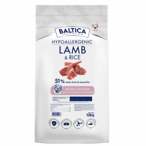 BALTICA Nutraceutic Hypoallergenic L/XL Lamb with rice - suché krmivo pro psy - 12kg