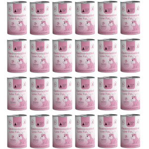 PAKA ZWIERZAKA Pepe Vet Gastrointestinal Low fat Mono Duck - vlhké krmivo pro psy - 24x400g
