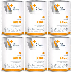 VETEXPERT Renal Kuře - vlhké krmivo pro psy - 6x400g