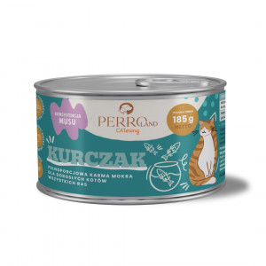PERROland CATering Chicken Mono - mokré krmivo pro kočky - 185g