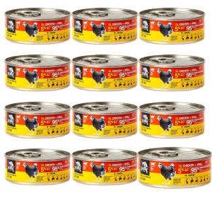 3COTY Chicken with krill - mokré krmivo pro kočky - 12x80g