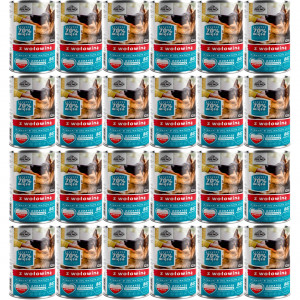 FRENDI s hovězím kousky v jemné omáčce - mokré krmivo pro psy - 24x1250g