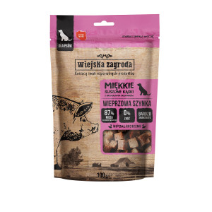 WIEJSKA ZAGRODA Pork ham - pamlsek pro psa - 100g