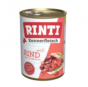 RINTI Kennerfleisch Beef - vlhké krmivo pro psy - 400g