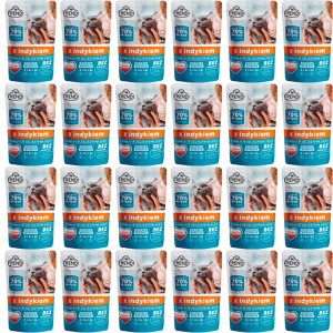 FRENDI kousky v omáčce s krůtím masem - mokré krmivo pro kočky - 24x100g