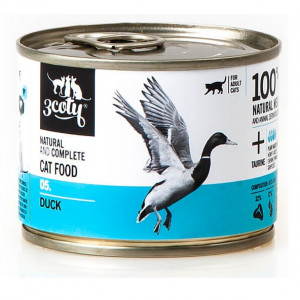3COTY 180. Duck - mokré krmivo pro kočky - 180g