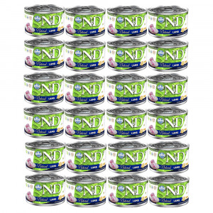 FARMINA N&D Cat Natural Lamb - vlhké krmivo pro kočky - 24x140 g