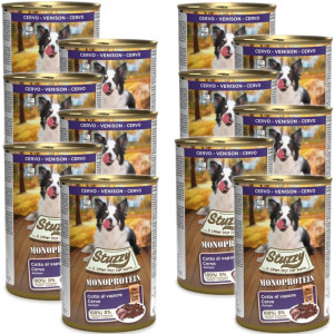 STUZZY Monoprotein Zvěřina – mokré krmivo pro psy – 12x400g