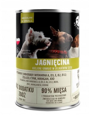 PET REPUBLIC Adult Medium & Small Lamb - mokré krmivo pro psy - 400g