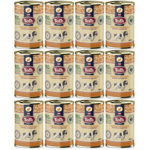 FOLK Staropolská hostina z králíka – mokré krmivo pro psy – 12x400g