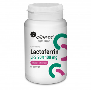 ALINESS Lactoferrin LFS 95% 100 mg – doplněk stravy – 60 kapslí