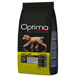 OPTIMANOVA Adult Mini Digestive Rabbit & Potato - suché krmivo pro psy - 6kg