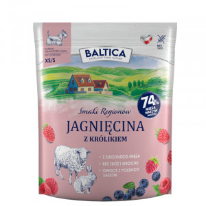 BALTICA Smaki regionów Small breeds Lamb with rabbit - suché krmivo pro psy - 1kg