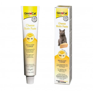 GIMCAT Cheese biotin paste - pamlsek pro kočky - 50g
