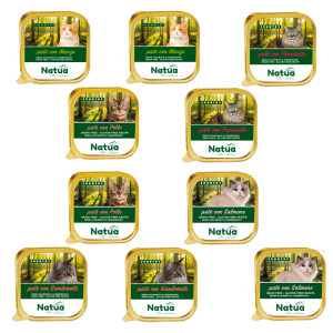 NATUA Country Mix 5 chutí – mokré krmivo pro kočky – 10x100g