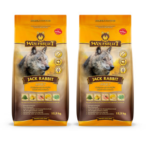 WOLFSBLUT Jack Rabbit - suché krmivo pro psy - 2x12,5kg