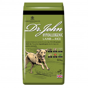 DR JOHN Hypoallergenic lamb with rice - suché krmivo pro psy - 12,5kg