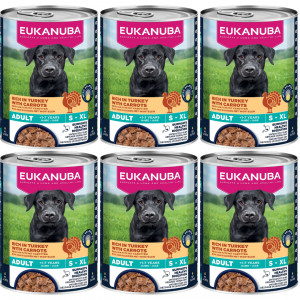 EUKANUBA Life Care Bohatá na krůtu a mrkev - mokré krmivo pro psa - 6x400g