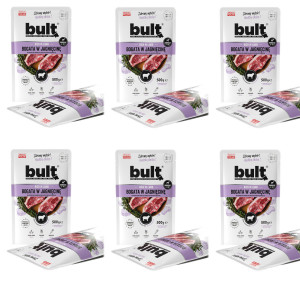 BULT Mleté maso bohaté na jehněčí - vlhké krmivo pro psy - 6x500g