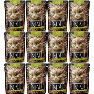 MAU Mousse Sterilised Zvěřina s borůvkami - mokré krmivo pro kočku - 12x85g