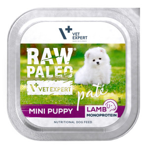 RAW PALEO Pâte Mini Puppy Lamb - vlhké krmivo pro psy - 150g