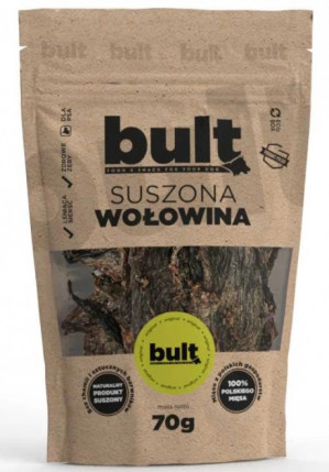 BULT Eko Sušené hovězí maso - pochoutka pro psy - 70g