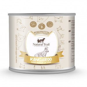 NATURAL TRAIL Monoprotein Kangaroo - mokré krmivo pro kočky - 185g