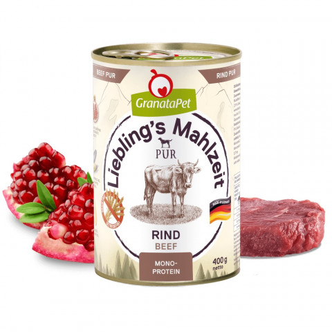 GRANATAPET Liebling's Mahlzeit Beef - vlhké krmivo pro psy - 400g - Fotogalerie 2