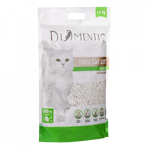 DIAMENTIQ Tofu Neutral Ultra hrudkující - stelivo pro rostliny - 6x2,5kg - Fotogalerie 7