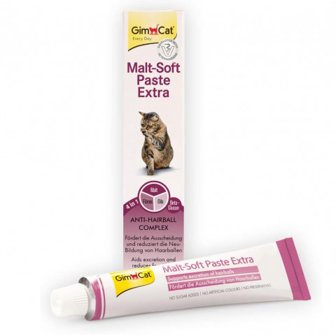 GIMCAT Malt-soft paste - pamlsek pro kočky - 200g - Fotogalerie 1