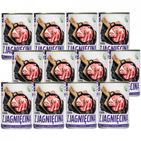 TUF TUF Dog Food with lamb - mokré krmivo pro psy - 12x800g - Fotogalerie 1